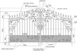 Схема сварки кованных ворот
